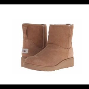 UGGS CHESTNUT KRISTIN WEDGE BOOTIE